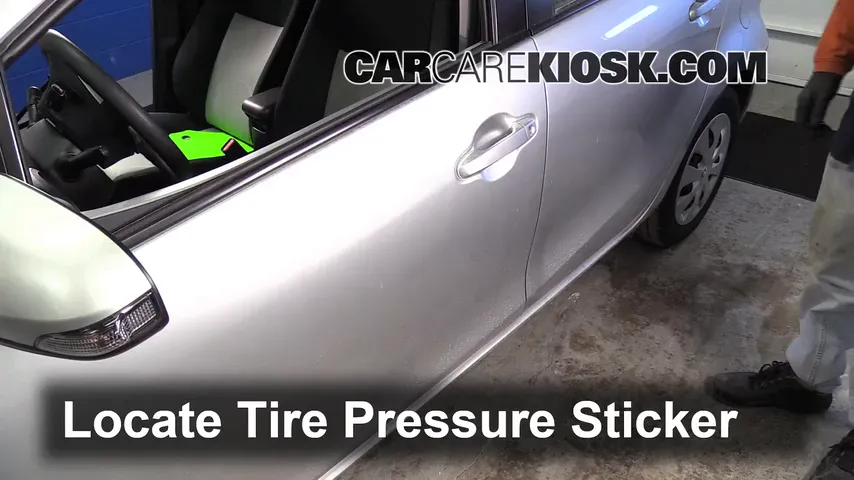2012 Toyota Prius C 1.5L 4 Cyl. Tires & Wheels Check Tire Pressure